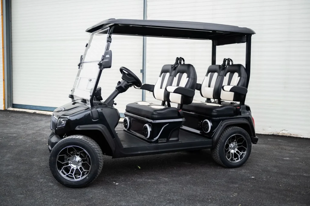 Ventajas carrito serie D5 ranger 4 plus, es un carrito de golf, está en el exterior
