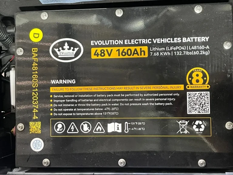 Lithium battery for golf carts designed to provide greater range, efficient charging, reliable performance, and a long service life.